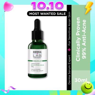 DERMA LAB Sebumclar Triple Power Clarifying Serum (Exfoliate And Reduce Acne With Salicylic) 30ml image