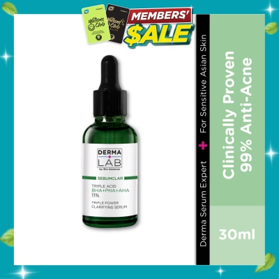 DERMA LAB Sebumclar Triple Power Clarifying Serum (Exfoliate And Reduce Acne With Salicylic) 30ml image