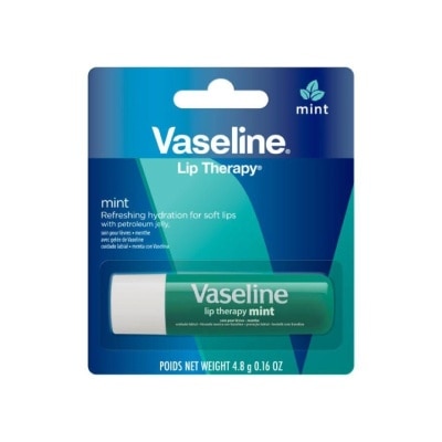 VASELINE Lip Therapy Mint (Soothe Lips, Keeping Them Soft And Hydrated) 4.8g