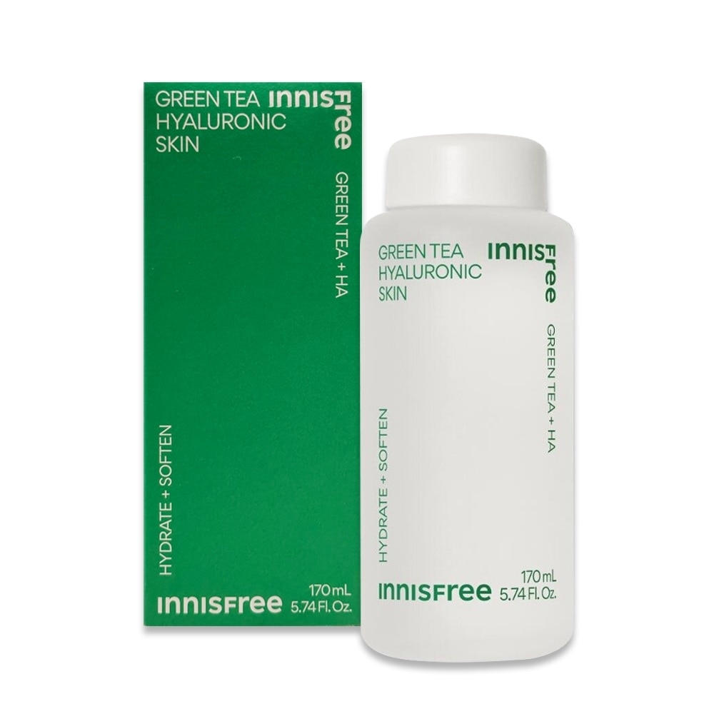 [XMAS GIFT] Green Tea Hyaluronic Acid Skin (A Mild Toner Keeps Your Skin Hydrated And Calm Irritated Skin) 170ml