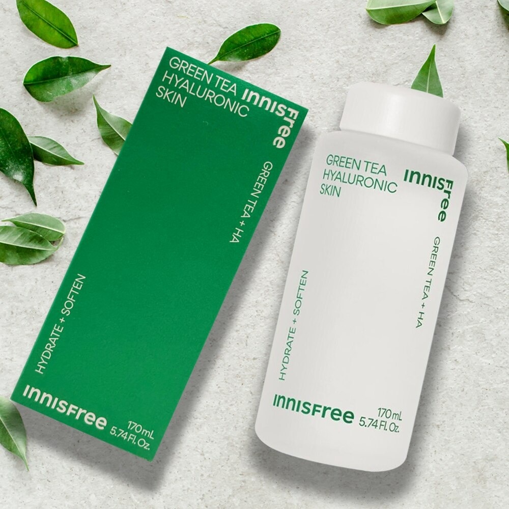 [XMAS GIFT] Green Tea Hyaluronic Acid Skin (A Mild Toner Keeps Your Skin Hydrated And Calm Irritated Skin) 170ml