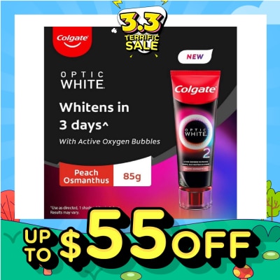 COLGATE Optic White O2 Peach Osmanthus 85g