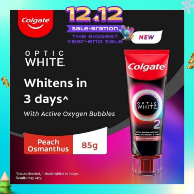 COLGATE Optic White O2 Peach Osmanthus 85g