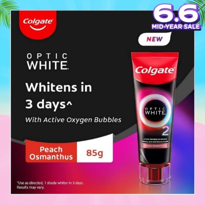 COLGATE Optic White O2 Peach Osmanthus 85g