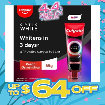 COLGATE - Optic White O2 Peach Osmanthus 85g