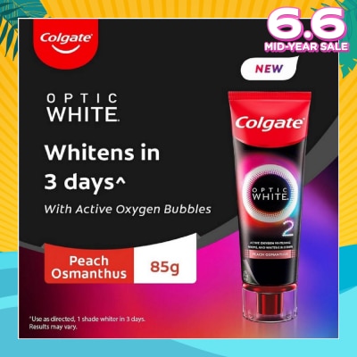 COLGATE Optic White O2 Peach Osmanthus 85g