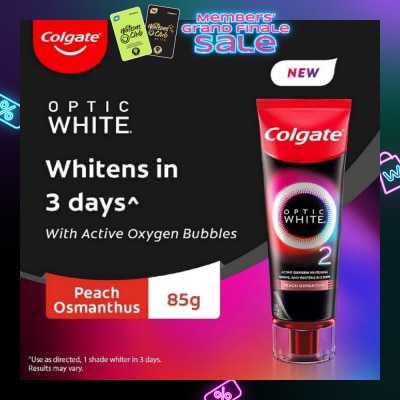 COLGATE Optic White O2 Peach Osmanthus 85g