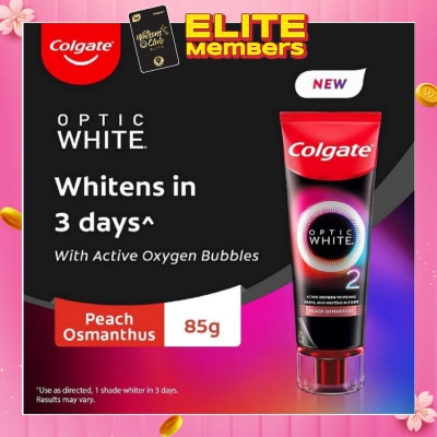 COLGATE Optic White O2 Peach Osmanthus 85g