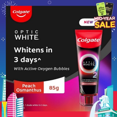 COLGATE Optic White O2 Peach Osmanthus 85g