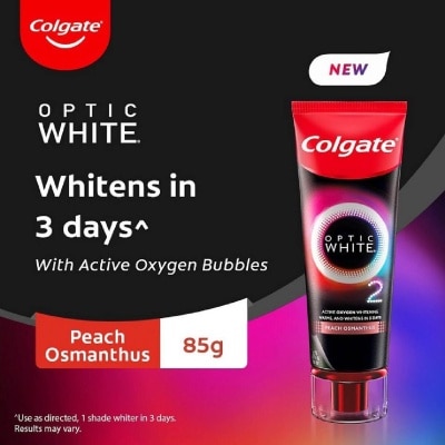 COLGATE Optic White O2 Peach Osmanthus 85g