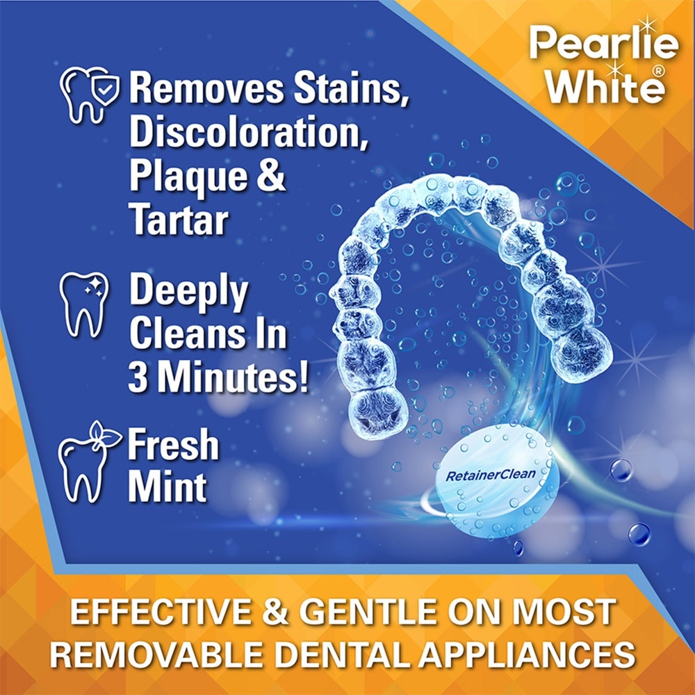 Retainerclean Fast Cleaning Tablets (Used Daily To Thoroughly Cleanse Dental Appliances) 36s