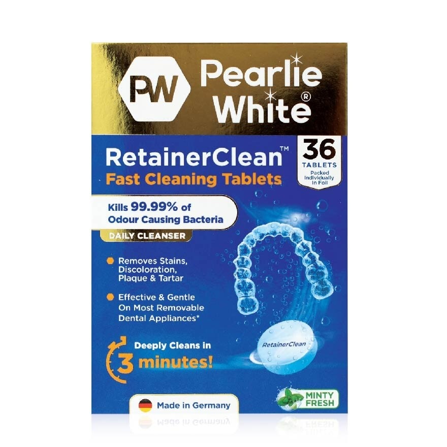 Retainerclean Fast Cleaning Tablets (Used Daily To Thoroughly Cleanse Dental Appliances) 36s