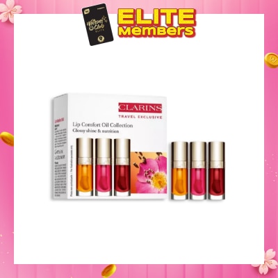 CLARINS Lip Comfort Oil Trio Packset 7ml x 3s