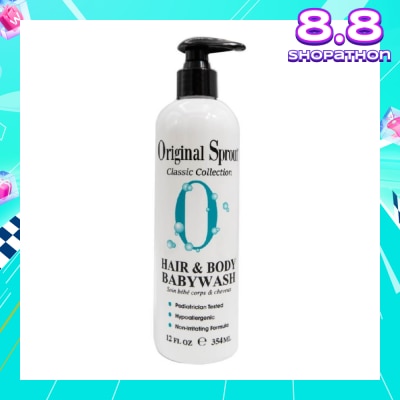 ORIGINAL SPROUT Hair & Body Babywash 12fl oz /354ml