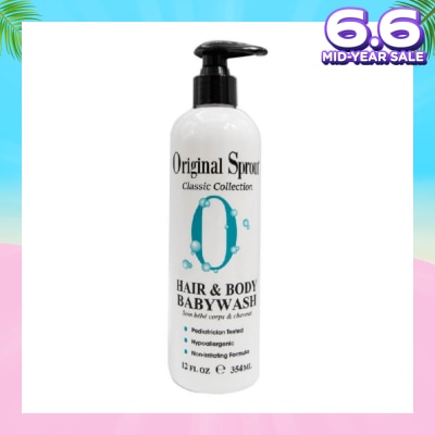 ORIGINAL SPROUT Hair & Body Babywash 12fl oz /354ml