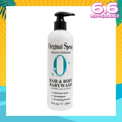 ORIGINAL SPROUT Hair & Body Babywash 12fl oz /354ml