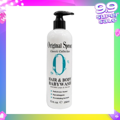 ORIGINAL SPROUT Hair & Body Babywash 12fl oz /354ml