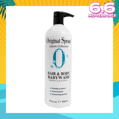 ORIGINAL SPROUT Hair & Body Babywash 32fl oz/946ml