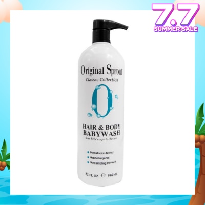 ORIGINAL SPROUT Hair & Body Babywash 32fl oz/946ml