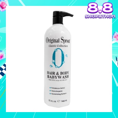 ORIGINAL SPROUT Hair & Body Babywash 32fl oz/946ml