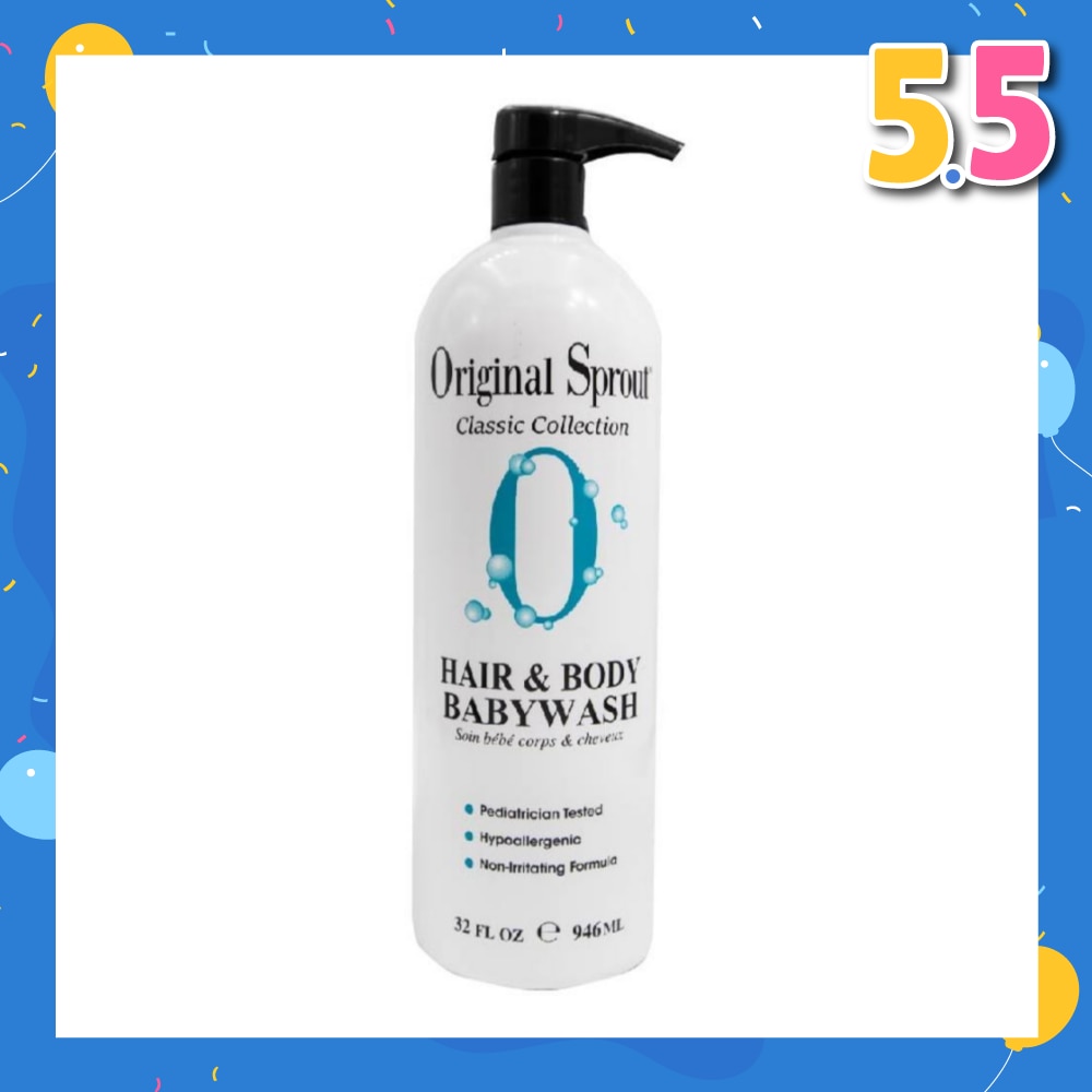 Hair & Body Babywash 32fl oz/946ml