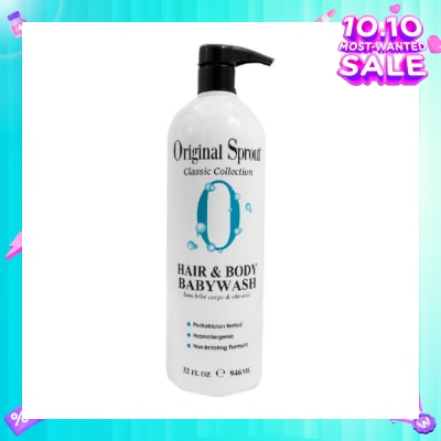 ORIGINAL SPROUT Hair & Body Babywash 32fl oz/946ml
