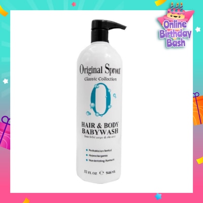 ORIGINAL SPROUT Hair & Body Babywash 32fl oz/946ml