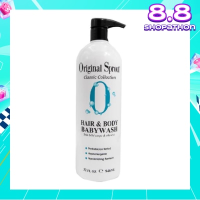 ORIGINAL SPROUT Hair & Body Babywash 32fl oz/946ml