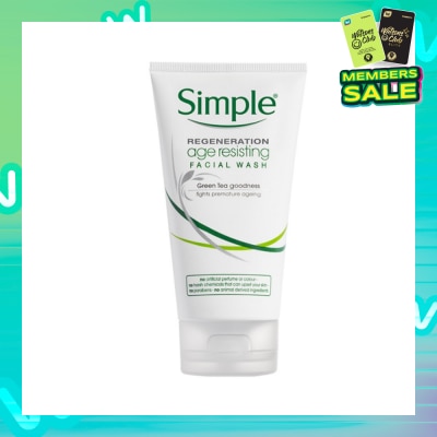SIMPLE Regeneration Age Resisting Facial Wash 150ml