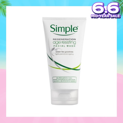 SIMPLE Regeneration Age Resisting Facial Wash 150ml