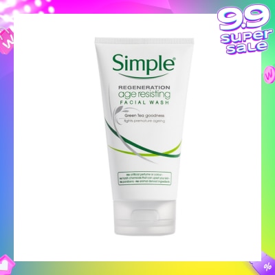 SIMPLE Regeneration Age Resisting Facial Wash 150ml