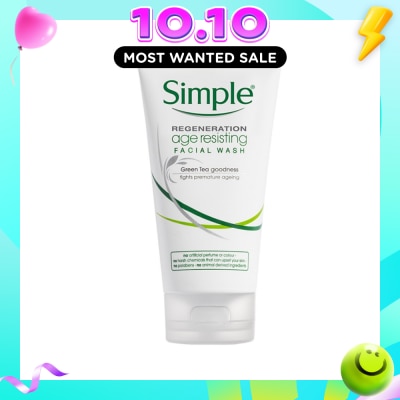 SIMPLE Regeneration Age Resisting Facial Wash 150ml image