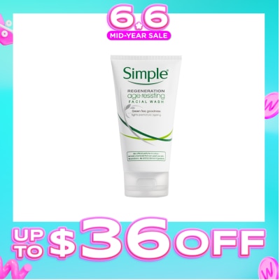 SIMPLE - Regeneration Age Resisting Facial Wash 150ml