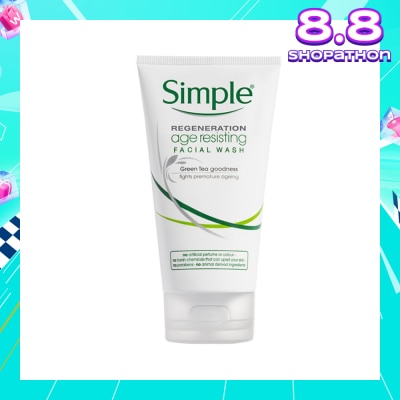SIMPLE Regeneration Age Resisting Facial Wash 150ml