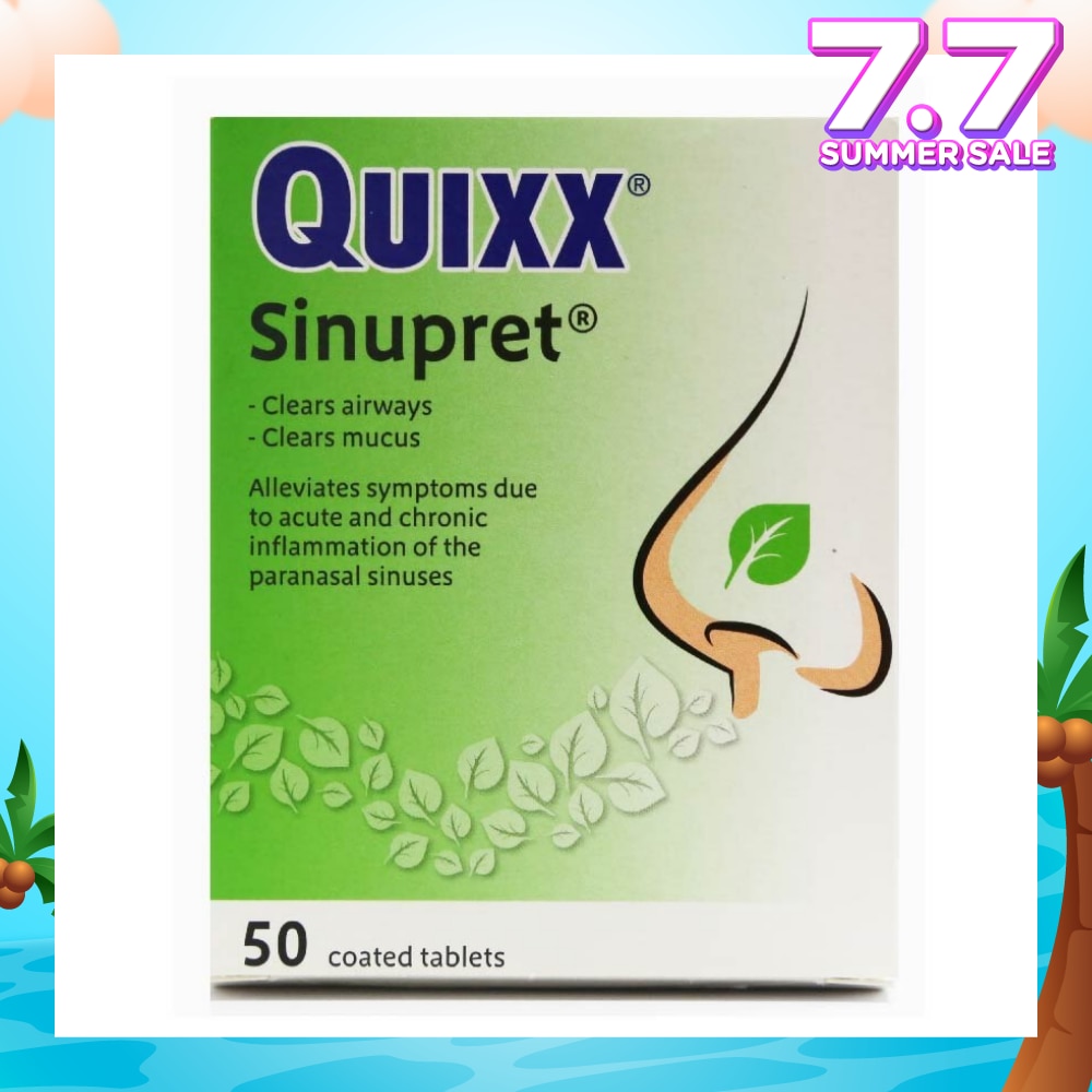 Sinupret Coated Tablet 50s (Expiry: Oct`2025)