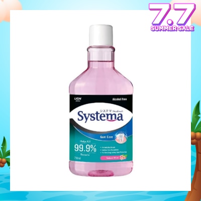 SYSTEMA Gum Care Mouthwash Sakura Mint (Prevent Gum Problem Provide Long Lasting Protection) 750ml