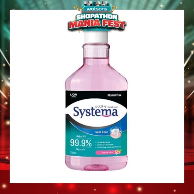 SYSTEMA - Gum Care Mouthwash Sakura Mint (Prevent Gum Problem Provide Long Lasting Protection) 750ml