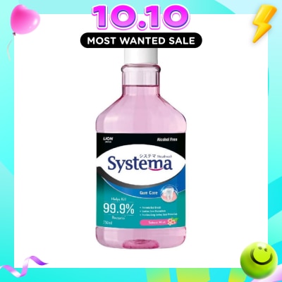 SYSTEMA Gum Care Mouthwash Sakura Mint (Prevent Gum Problem Provide Long Lasting Protection) 750ml image