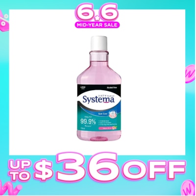 SYSTEMA - Gum Care Mouthwash Sakura Mint (Prevent Gum Problem Provide Long Lasting Protection) 750ml