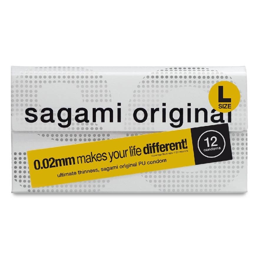 SAGAMI Original PU Condom 0.02mm L Size (Ultra Thinness + Suitable