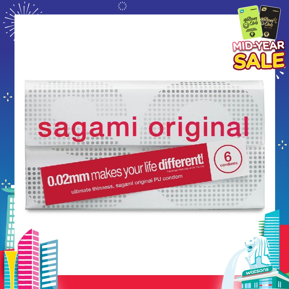 Original PU Condom 0.02mm (Ultra Thinness + Suitable for Users with Latex Allergy) 6s