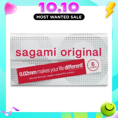 SAGAMI Original PU Condom 0.02mm (Ultra Thinness + Suitable for Users with Latex Allergy) 6s image