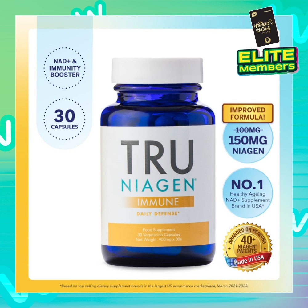 Immune Daily Defence Food Supplement Vegetarian Capsules (Support Healthy Immune Cell Function + Maintain Beauty) 30s