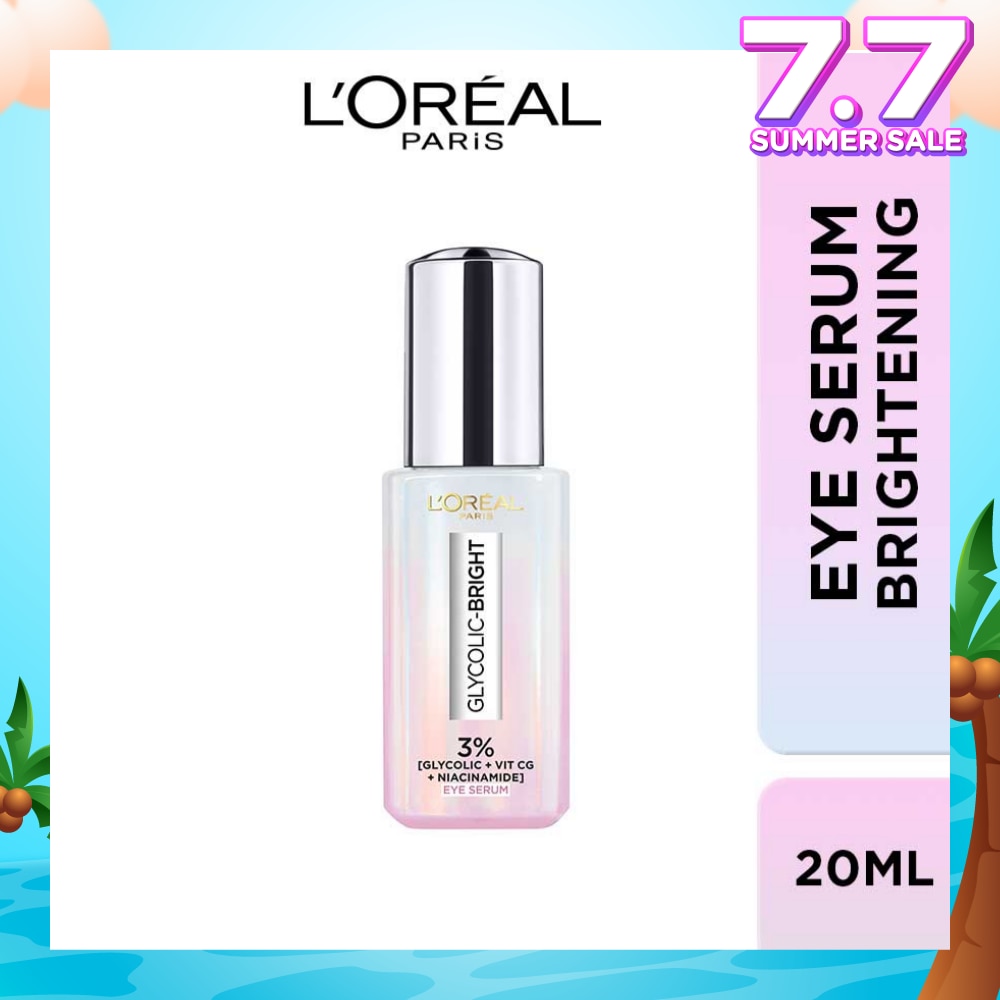 Glycolic Bright Dark Circle Eye Serum Formulated With 3% 20ml