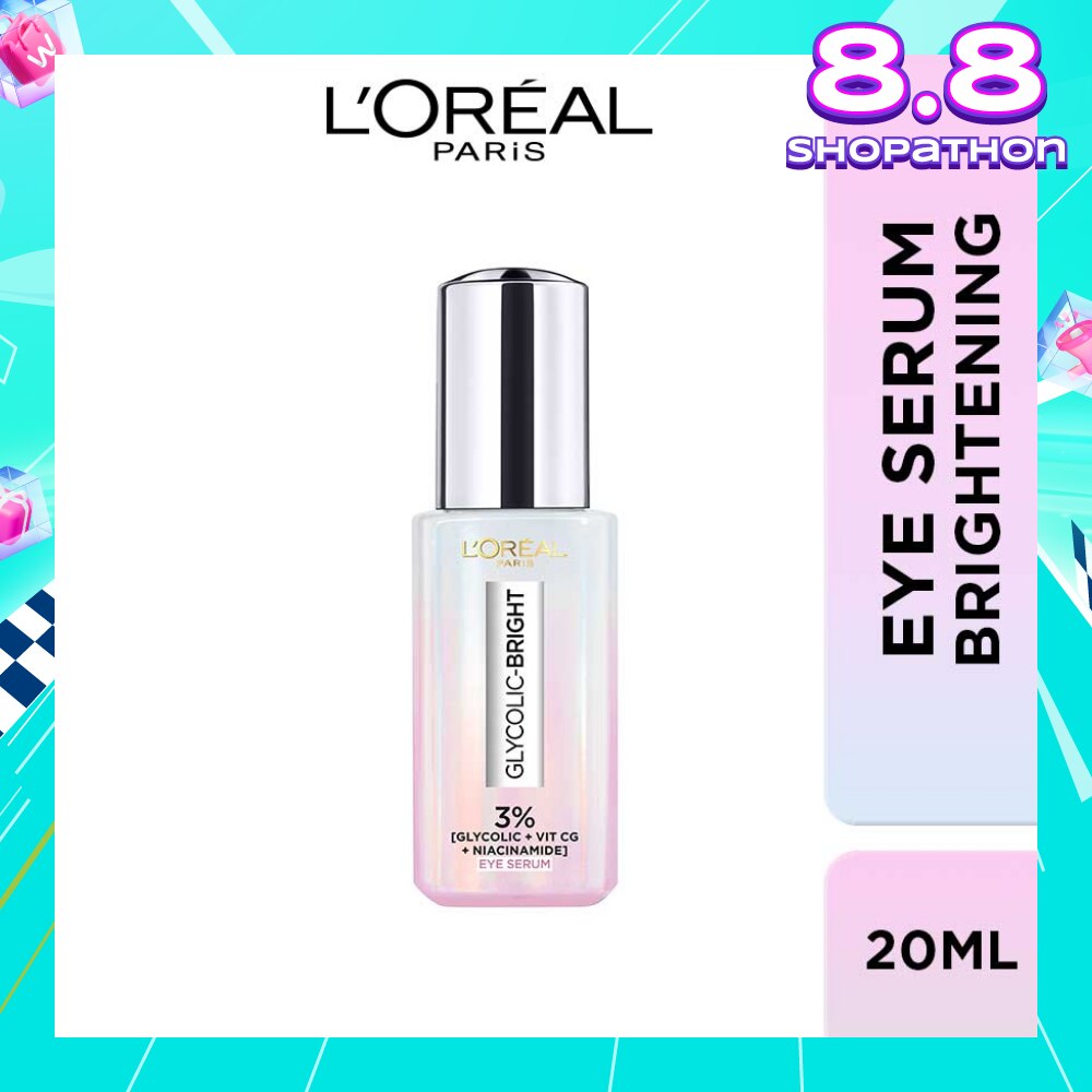Glycolic Bright Dark Circle Eye Serum Formulated With 3% 20ml