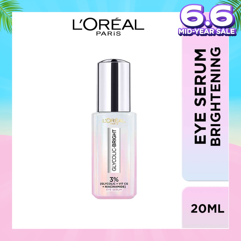 Glycolic Bright Dark Circle Eye Serum Formulated With 3% 20ml