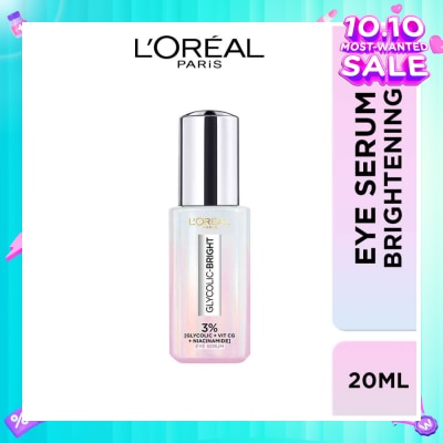 LOREAL DE Glycolic Bright Dark Circle Eye Serum Formulated With 3% 20ml