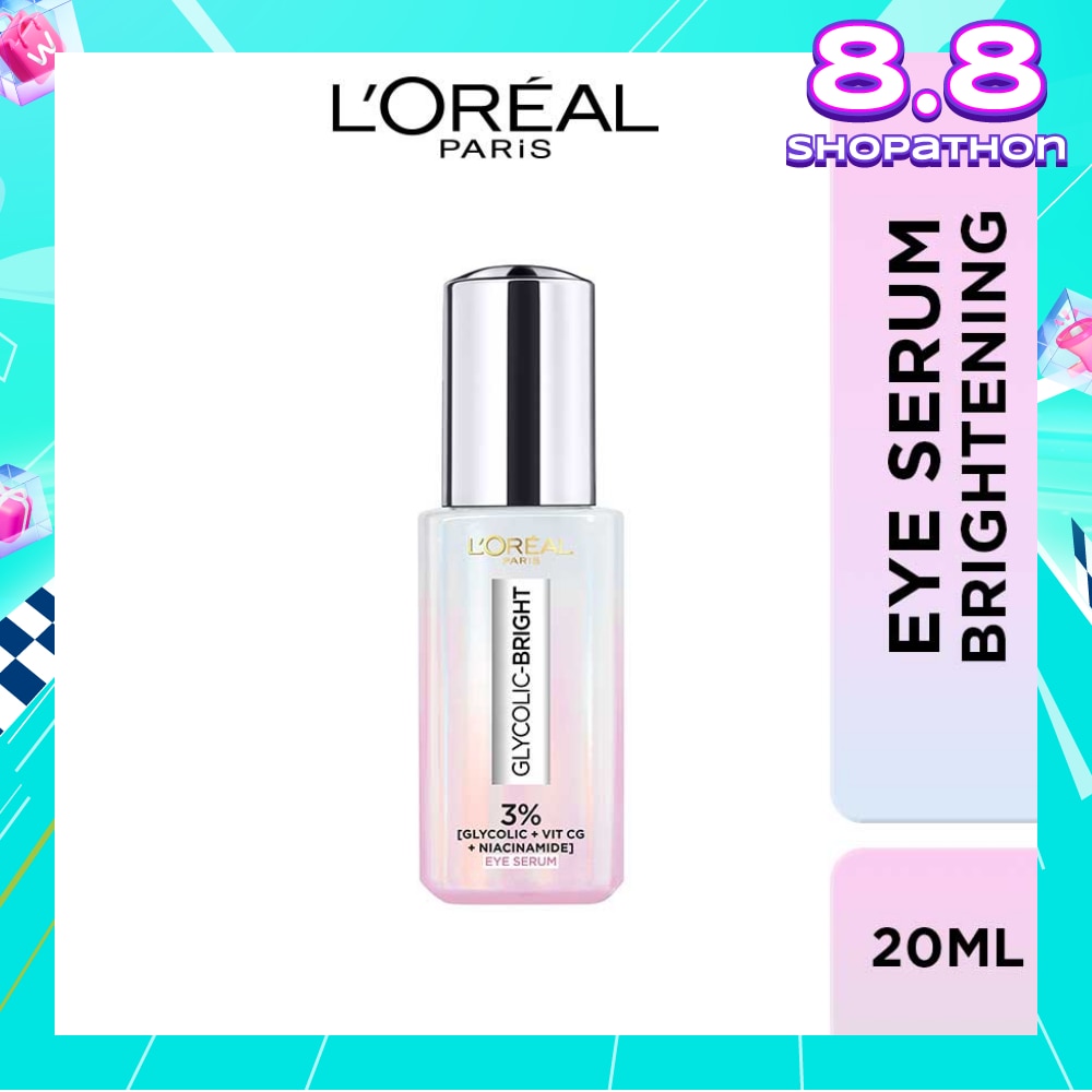 Glycolic Bright Dark Circle Eye Serum Formulated With 3% 20ml