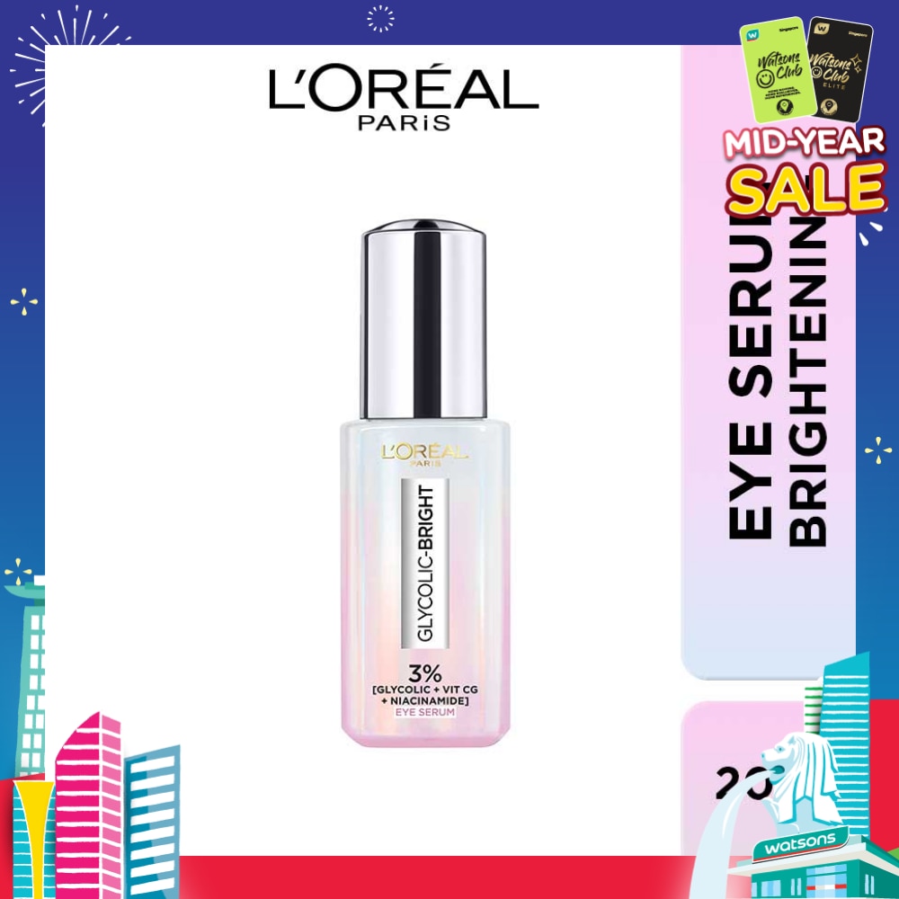 Glycolic Bright Dark Circle Eye Serum Formulated With 3% 20ml