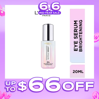 LOREAL DE - Glycolic Bright Dark Circle Eye Serum Formulated With 3% 20ml